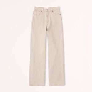 Abercrombie Women's Jeans 90s size 29 x-short in Oat